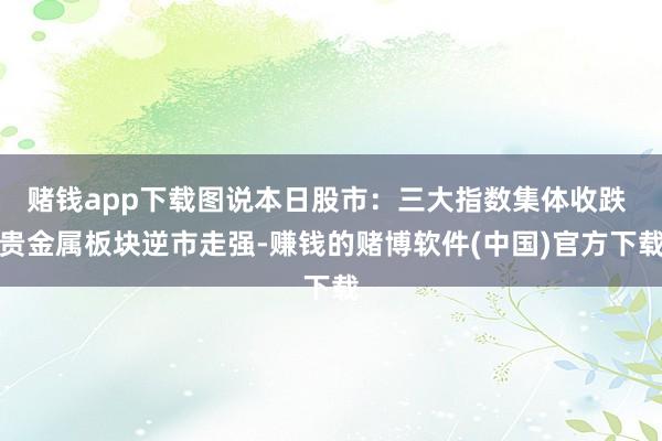 赌钱app下载图说本日股市:三大指数集体收跌 贵金属板块逆市走强-赚钱的赌博软件(中国)官方下载